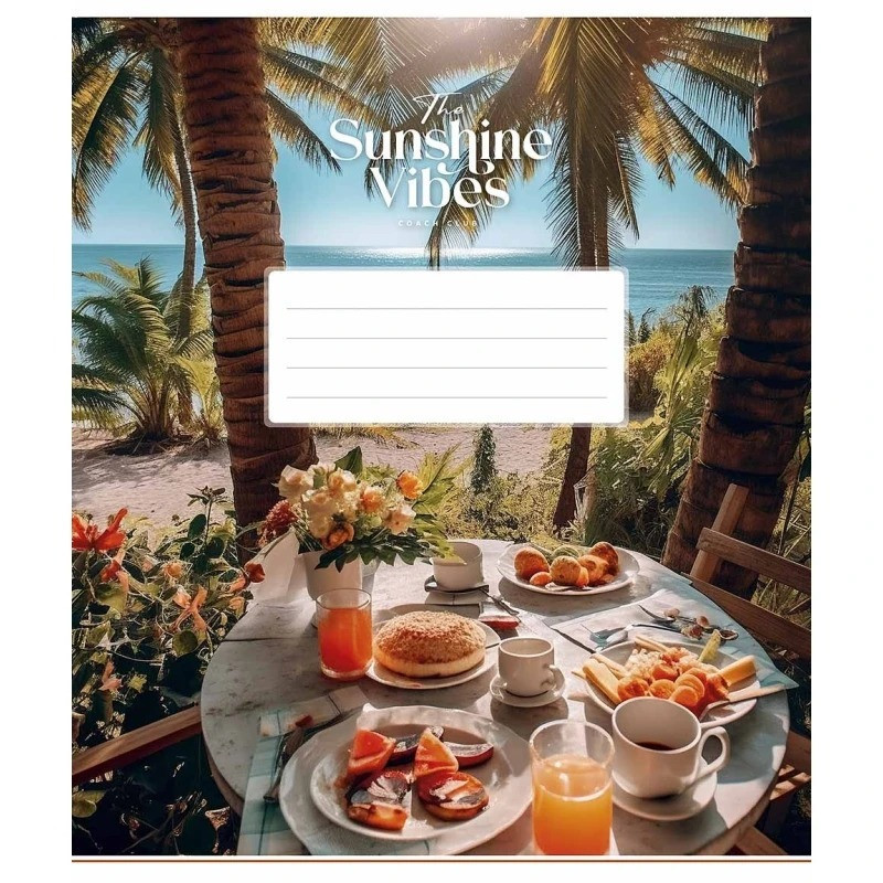 Зошит загальний "Sunshine vibes" 048-3319L-4 у лінію, 48 аркушів