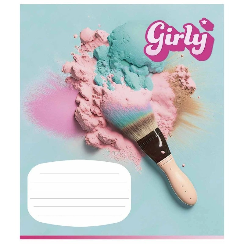 Зошит учнівський "Girly" 024-3330L-4 в лінію, 24 аркушів
