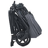 Прогулянкова коляска SPIN 360 ME 1138 Stone Gray, реверсивний блок, до 22 кг, з амортизаторами, фото 2