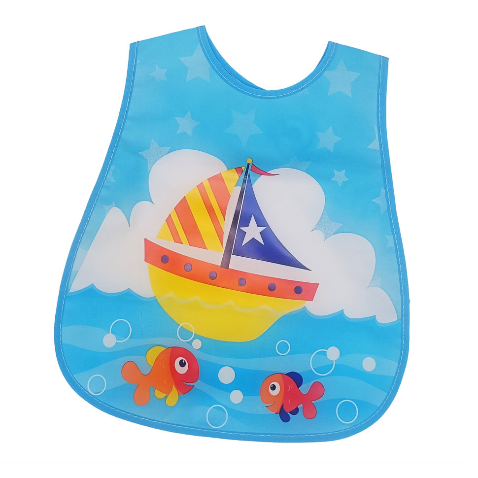 Слинявчик дитячий клейончастий MGZ-0605-10 на липучці, фото 1