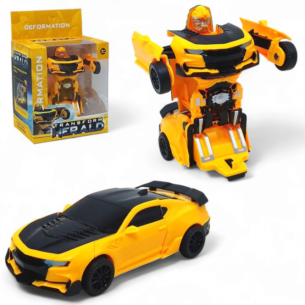 Дитячий Трансформер транспорт "HERALD" 333-3B/4B(Yellow), фото 1
