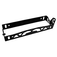 Кронштейн номерного знака Power Racing JDM універсальний чорний 245х60мм алюмінієвий