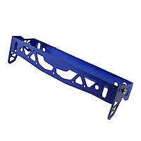 Кронштейн номерного знака Power Racing JDM універсальний синій 245х60мм алюмінієвий