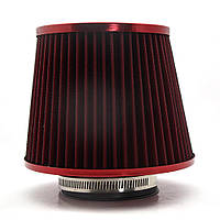 Фільтр нульового опору SPORT RED (під патрубок d76мм, підходить під 75-80мм) (нульовик)