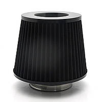 Фільтр нульового опору SPORT BLACK (під патрубок d76мм, підходить під 75-80мм) (нульовик)