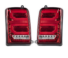 Ліхтар ВАЗ 21213, 21214 УРБАН тюнінг LED діодні (червоні 2шт) Модель ХИЖАК