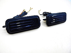 Підфарники ВАЗ 2121, 21213, 21214 УРБАН LED діодні Чорні Біжучий поворотник 2шт