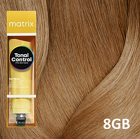 8GB (світлий блонд золотий коричневий) Гелевий тонер для волосся без аміаку Matrix Tonal Control Pre-Bonded,90ml