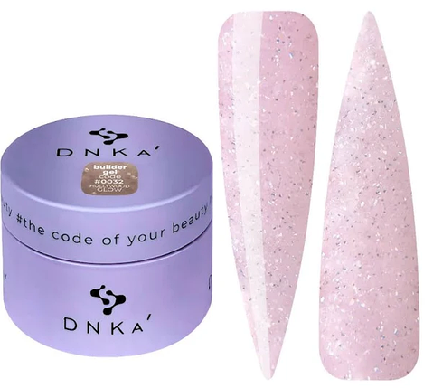 Гель для моделювання DNKa Builder Gel 0032 Hollywood Glow 30 мл, фото 1