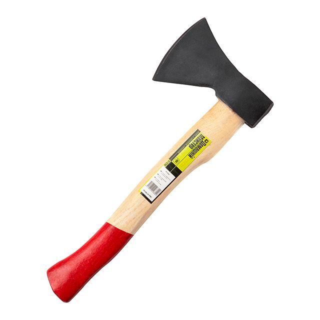 Сокира 600 г, дерев'яна ручка INTERTOOL HT-0266