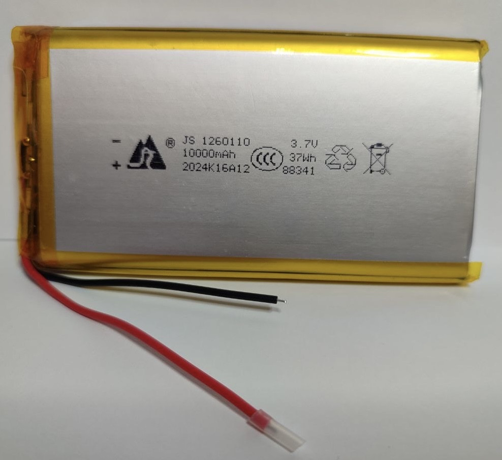 Акумулятор 1260110 10000 mAh 3.7V Li-pol літій-полімерний