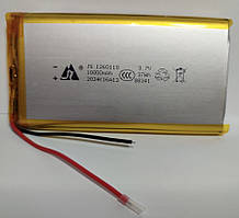 Акумулятор 1260110 10000 mAh 3.7V Li-pol літій-полімерний