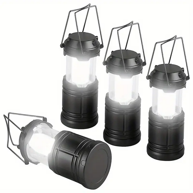 Портативний матовий LED-ліхтар для кемпінгу KJ-1286 на батарейках 3 AAA