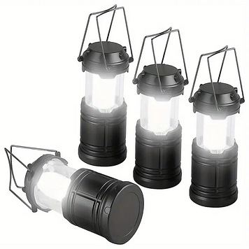 Портативний матовий LED-ліхтар для кемпінгу KJ-1286 на батарейках 3 AAA