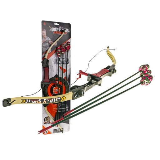 Дитячий набір лук + стріли Ramiz ZOG.AJ030-10BW, 67 х 16,5 х 3,5 см - різнокольоровий, фото 1