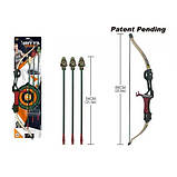 Дитячий набір лук + стріли Ramiz ZOG.AJ030-10BW, 67 х 16,5 х 3,5 см - різнокольоровий, фото 3