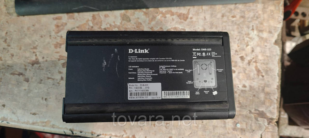 Мережеве сховище на 2 диски D-Link DNS-323 No 230812100