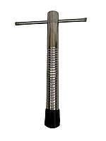 Буравчик (вкрутиш) з нержавіючої сталі для кріплення зимового намету - Довжина 17 см (Ø19 мм)