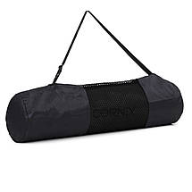 Килимок спортивний Cornix TPE 183 x 61 x 0.6 см для йоги та фітнесу XR-0349 Black/Grey, фото 5