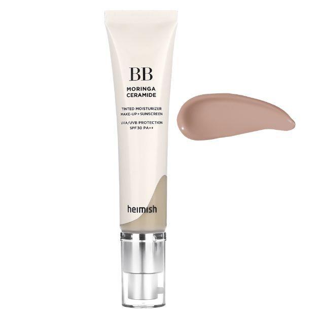 ВВ крем із керамідами Heimish Moringa Ceramide BB Cream SPF 30 PA++ 21C Light Beige, фото 1