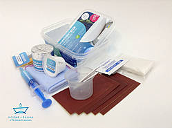 Ремнабір для ремонту сколів та тріщин акрилових ванн з полірувальною пастою, Нова Ванна