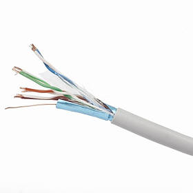 Екранована вита пара 305 м CAT5e, багатожильна, CCA, AWG24 Cablexpert FPC-5004E-L - MegaLavka