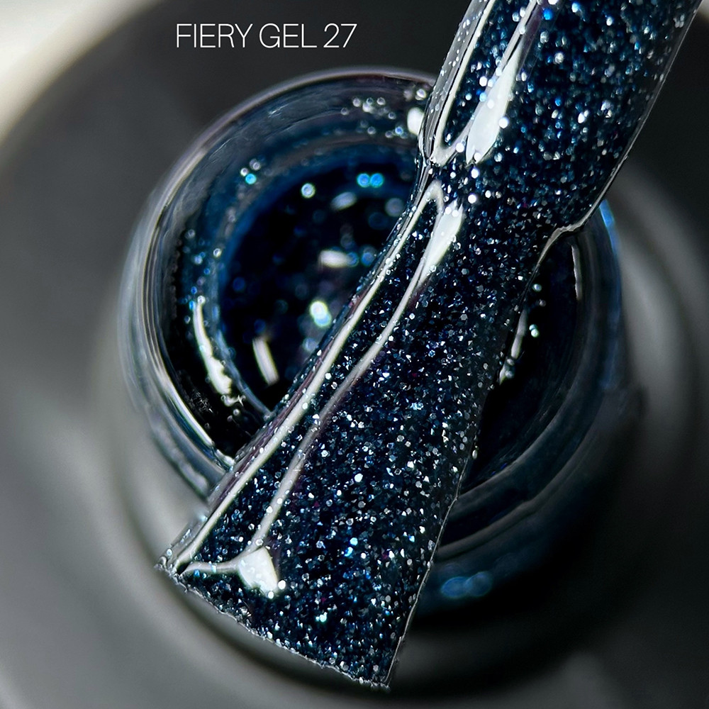 Гель лак для нігтів Saga Fiery Gel №27 синій 8мл