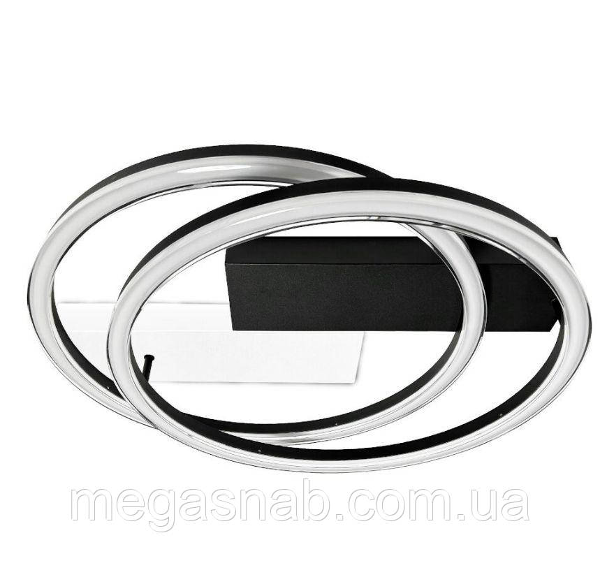 Світильник LED 80W 3000K-6000К круг чорний 5000Lm BRIONI-R VIOLUX 220695
