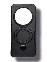 Протиударний чохол Pivot для Poco C75 з кільцем підставкою чорний