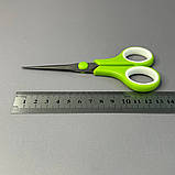 Ножиці канцелярські маленькі К16 - 13,5 см, фото 4