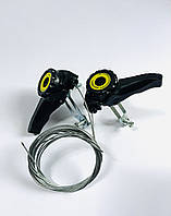 Манетки пластик для перемикання швидкостей. Шифтери для велосипедів