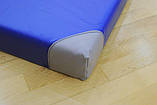Мат гімнастичний Interplastic 200 х 120 х 10 см, синій, фото 2