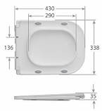 Унітаз-компакт Mixxus WAVE-0404-R 630х350х805mm, система змиву RIMLESS (MI6692), фото 7