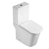 Унітаз-компакт Mixxus WAVE-0404-R 630х350х805mm, система змиву RIMLESS (MI6692), фото 3