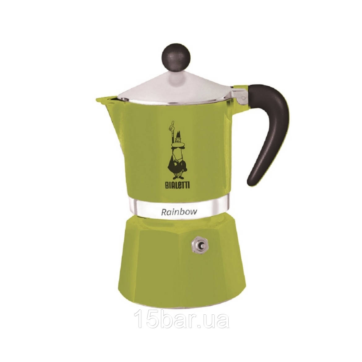 Кавоварка гейзерна Bialetti Rainbow Green (1ч) 990004971/NP