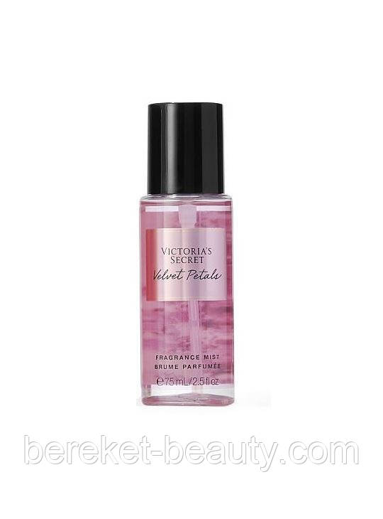 Міні спрей для тіла Victoria's Secret Fragrance Mist Velvet Petals, 75мл, фото 1