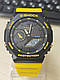 Годинник Casio G-SHOCK GA-2100 джишок тактичні Чорно-Жовті Shark - фото 1 - id-p2466125547