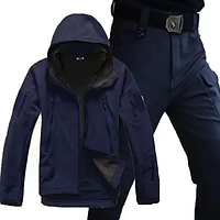 Костюм софтшел Gwild Синій Soft Shell на флісі