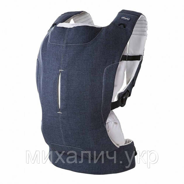 Ерго рюкзак-кенгуру Chicco Myamaki Complete синій, для новонароджених, нагрудна переноска для дитини.