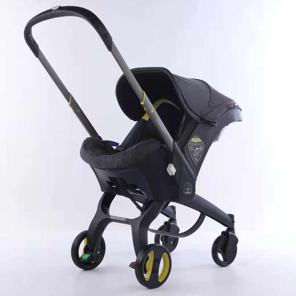 Коляска-автокрісло Tommy 4в1, оригінал — конструктив Doona, Foofoo (дуна плюс, фуфу), чорна