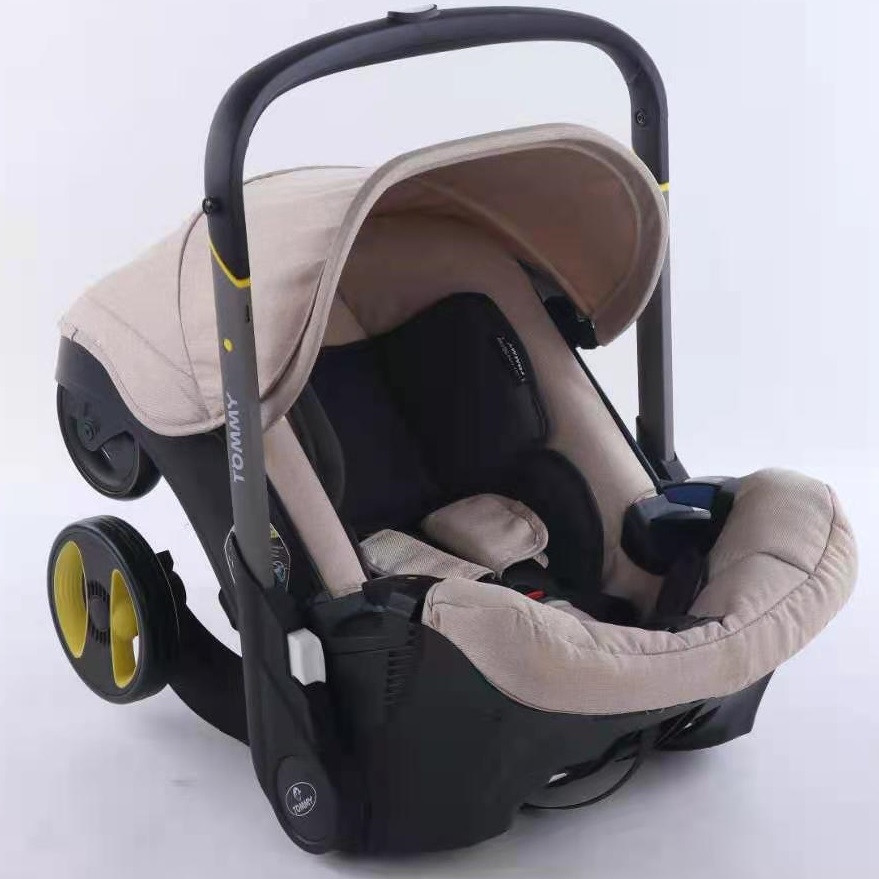 Коляска-автокрісло Tommy 4в1, оригінал — конструктив Doona, Foofoo (дуна плюс, фуфу), бежева