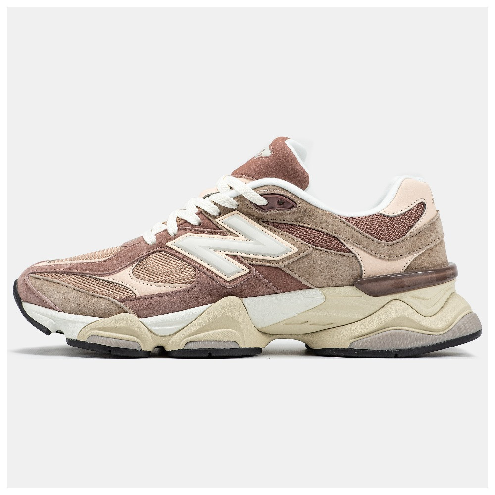 Чоловічі / жіночі кросівки New Balance 9060 Beige Brown, замшеві кросівки нью беланс 9060 ню беленс NB 9060 нб