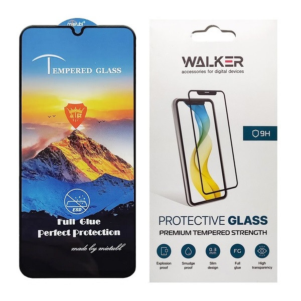 Захисне скло Mietubl для Samsung Galaxy A34 5G / A346, ESD Anti-static, 9H, Full Glue з чорною рамкою