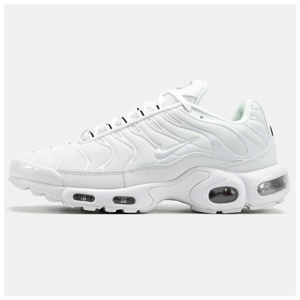 Чоловічі кросівки Nike Air Max TN Plus White весна-осінь, білі кросівки найк аір макс тн плюс