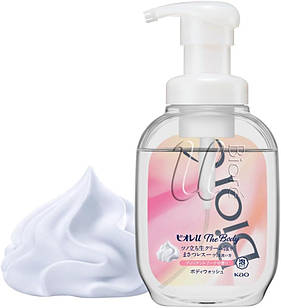 Kao Biore U The Body Foam Type Brilliant Bouquet низькокислотна мило-пінка для душу, підходить для дітей, 540 мл