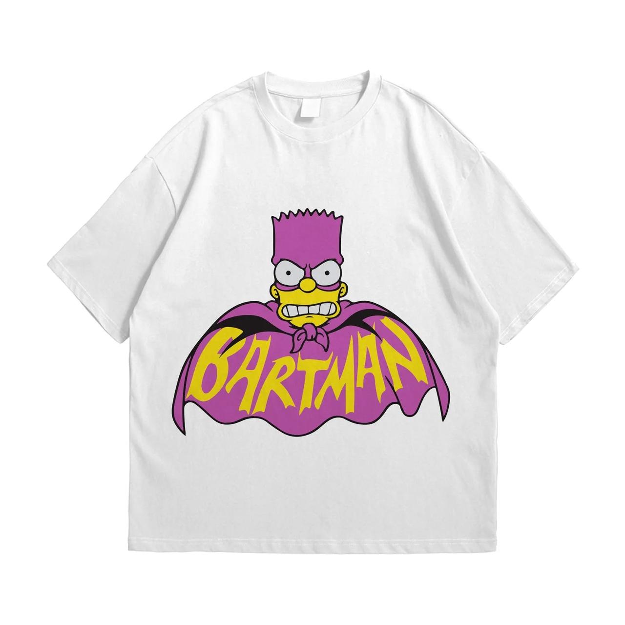 Футболка з принтом Сімпсони Bartman S Білий, фото 1