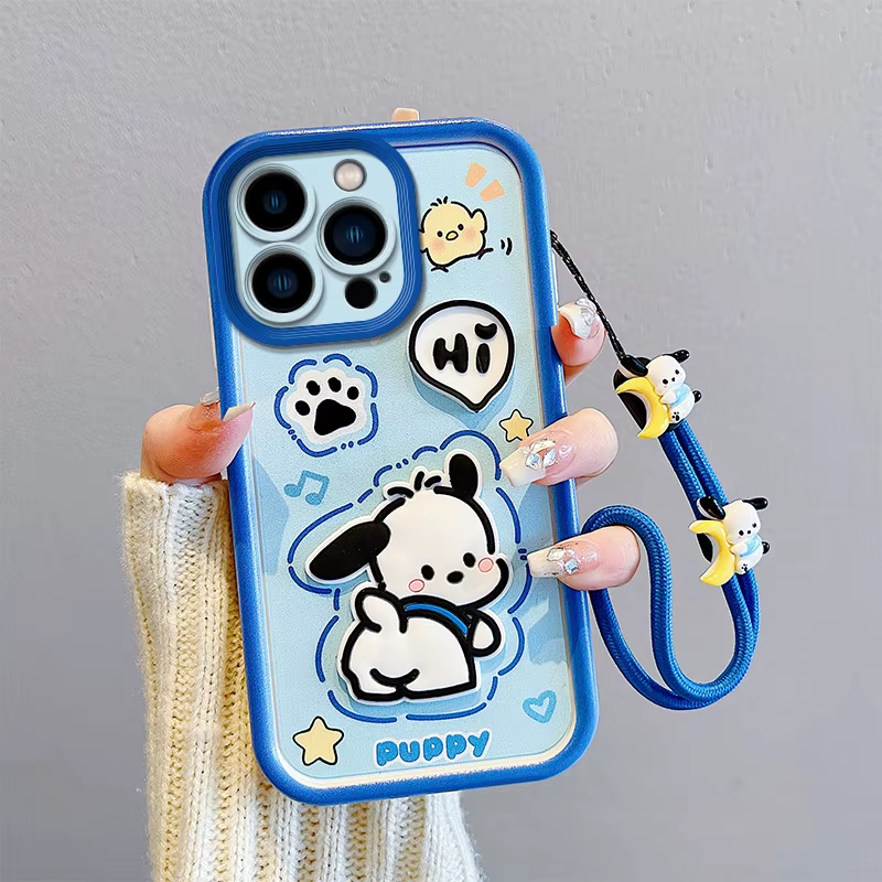 Чохол силіконовий Cartooncase на iPhone 13 / Puppy white