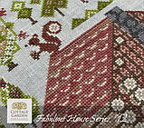 Схема Cottage Garden Samplings Log Cabin (12/12) - Fabulous House Series, фото 3