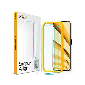 Захисне скло 1stcase SimpleAlign Tempered Glass 2-pack до Nothing Phone (2a) / (2a) Plus  Clear (SLA3004)