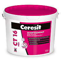 Грунт кварцевий фасадний CERESIT CT16 pro 14кг
